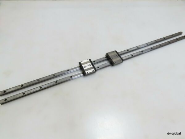THK Used SR15W2UU+940L LM Guide Linear Bearing 2Rail 4Block CNC Router NSK,IKO