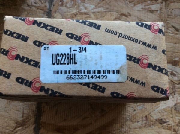 Rexnord  Bearings, Cat# UG228NL,comes w/30day warranty, free shipping