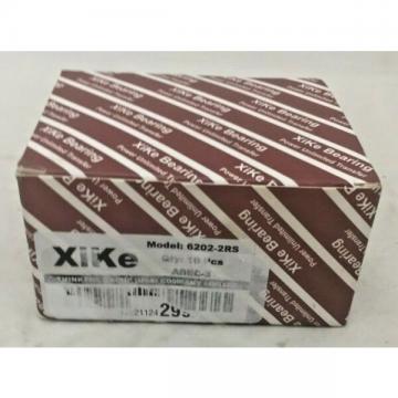 XiKe 10 Pack 6202-2RS Bearings 15x35x11mm, Stable Performance E21