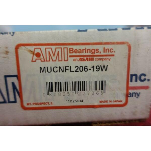 AMI Bearings Asahi MUCNFL206-19W  Set Screw Locking Two-Bolt Flange Unit #1 image