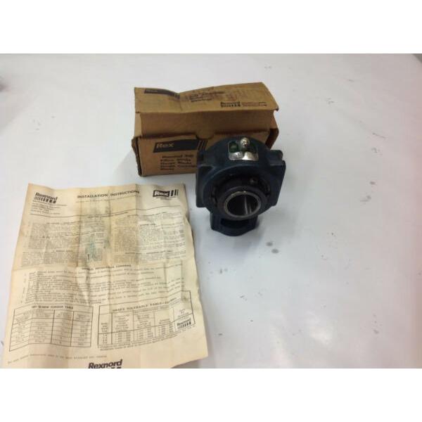 Rexnord MT42107 Take Up Block Roller Bearing 1-7/16 Bore, 3-1/2" Slot Space. NEW #1 image