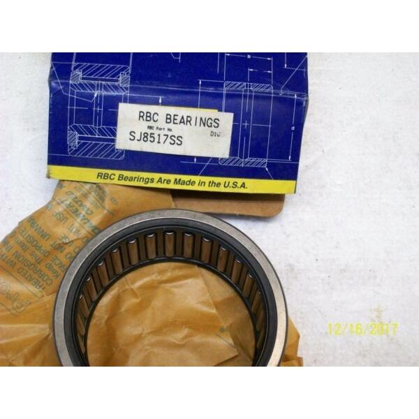 NEW RBC BEARINGS PITCHLIGN DOUBLE SEAL NEEDLE ROLLER BEARING SJ8517SS  #1 image